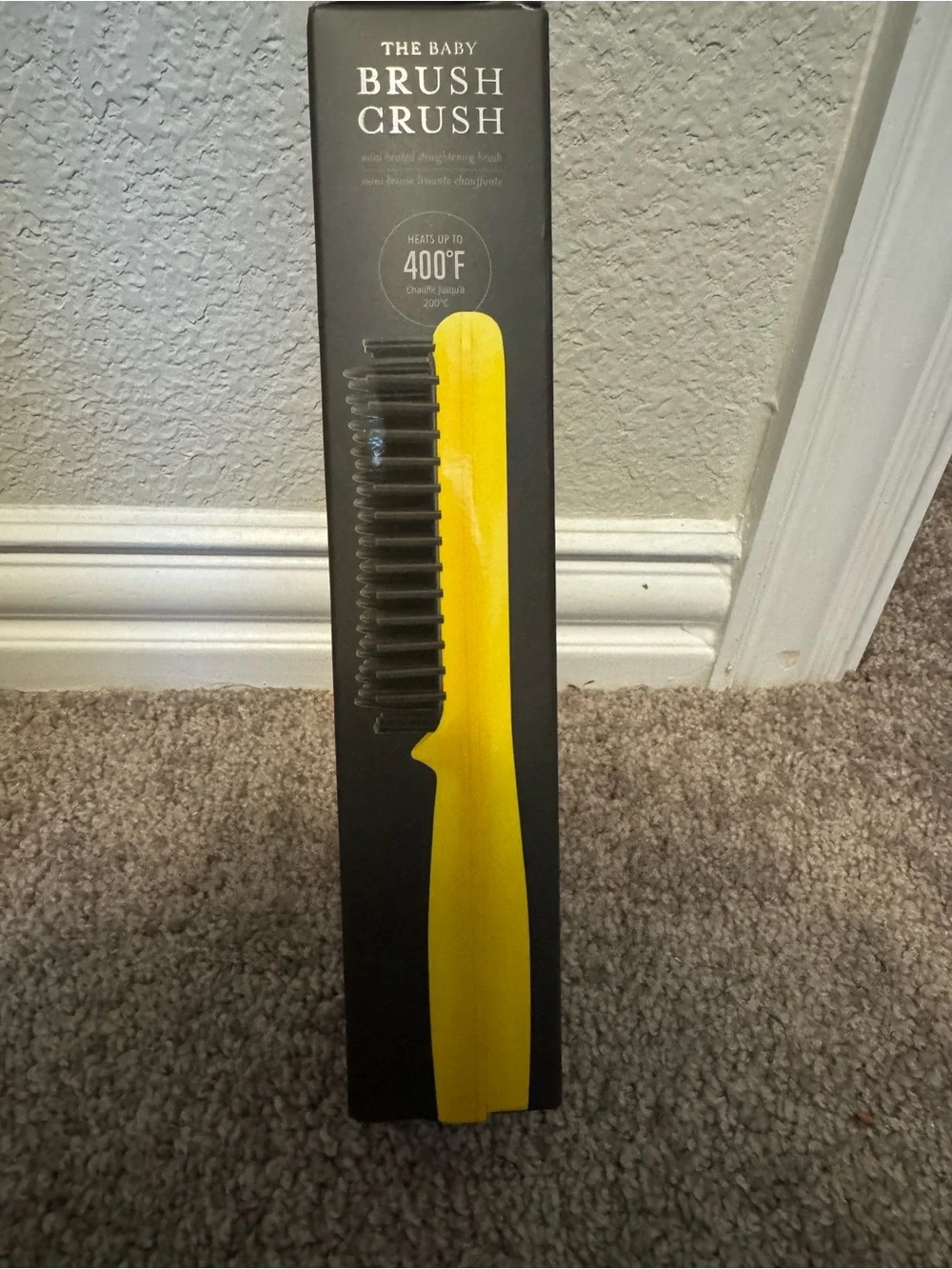 The Dry Bar Baby Brush Crush Mini Heated Straightening Brush - Yellow